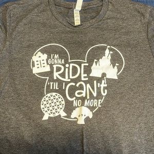 Disney “I’m gonna ride till I can’t no more” shirt